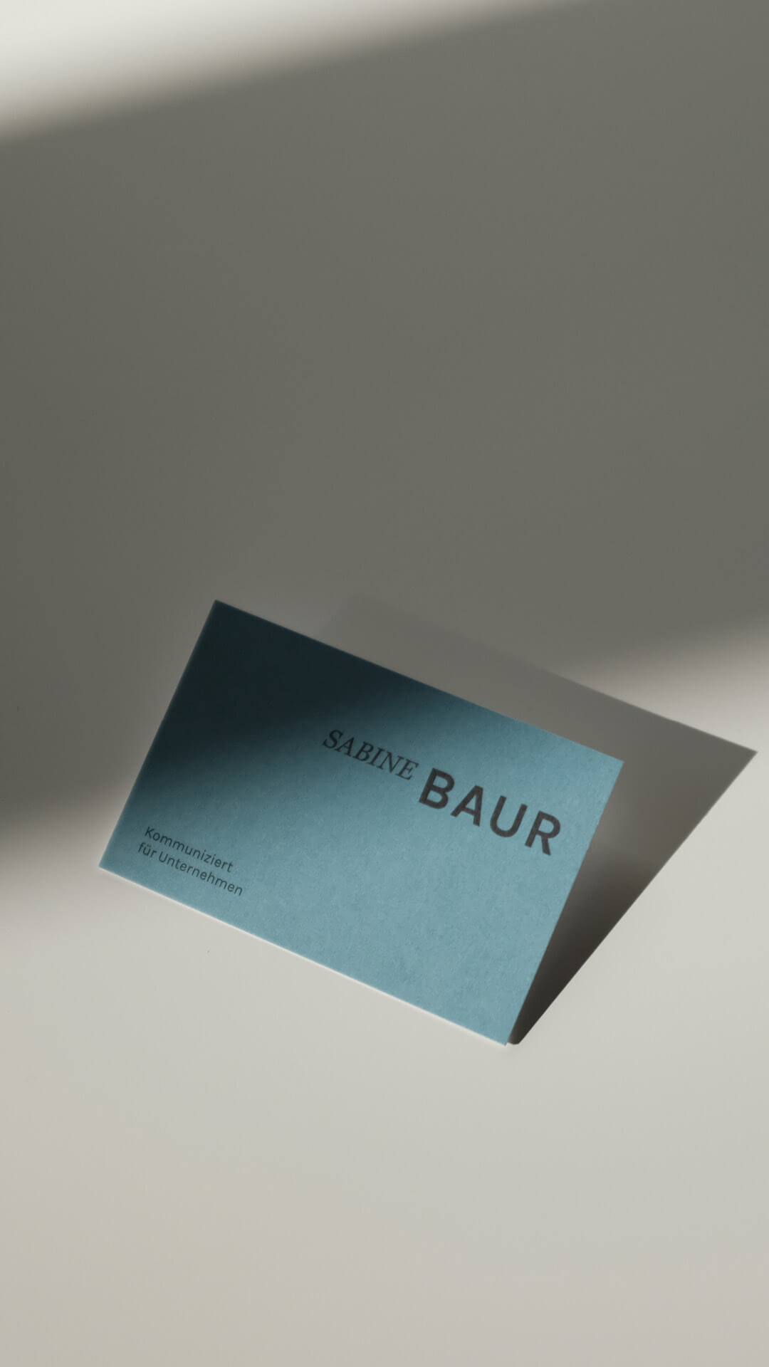 Visitenkarte für Sabine Baur